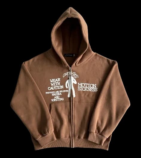 Car SIcko Zip up Hoodie Motion Sickness — Zipper from Weidian