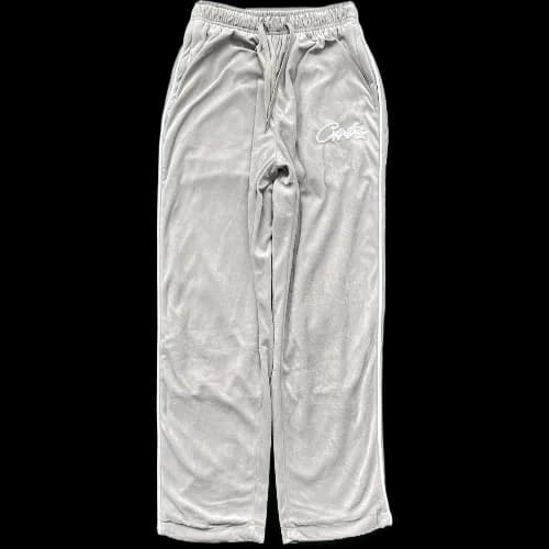 CORTEIZ pants TRACKSUIT VELVET GRAY — Pants from Weidian