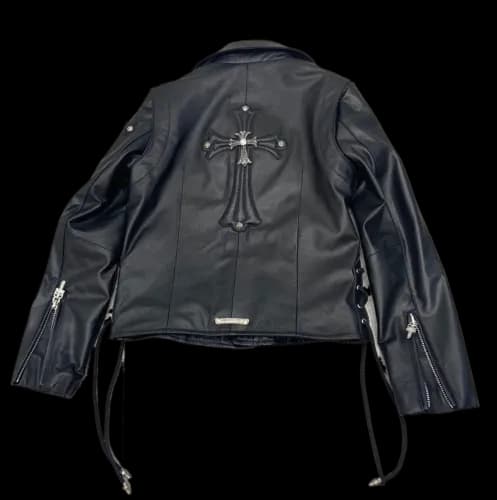 CHROME HEARTS LEATHER JACKET — Jackets from 1688