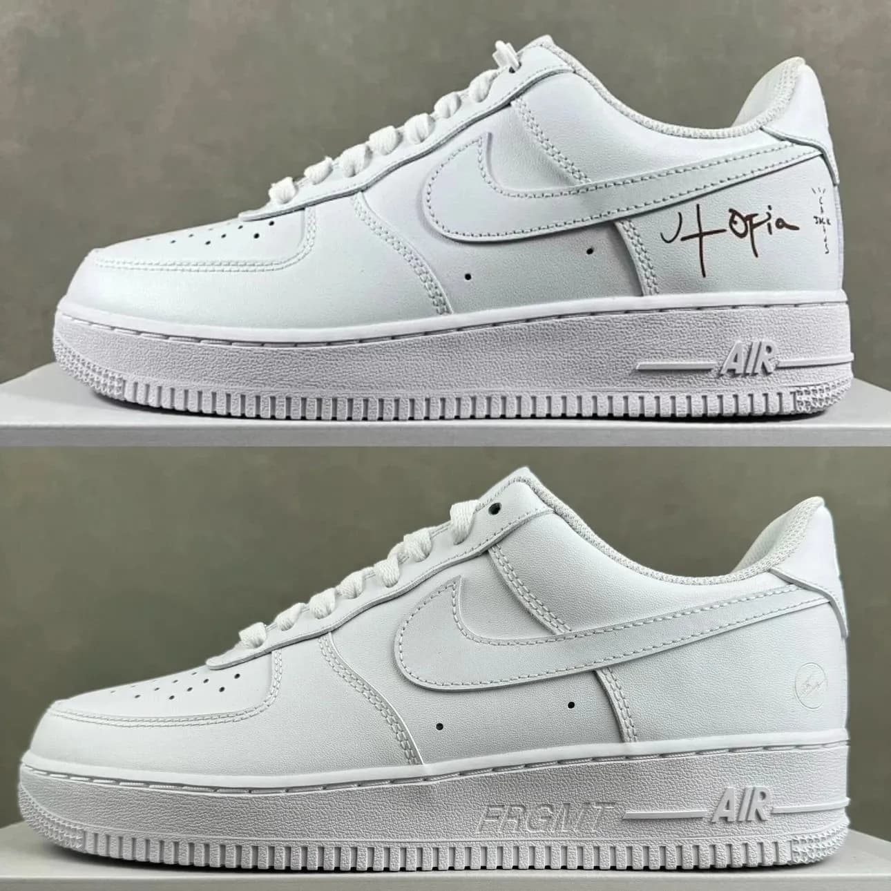 Travis Scott x NK Air Force 1's — Shoes from Weidian, photo 3 of 5