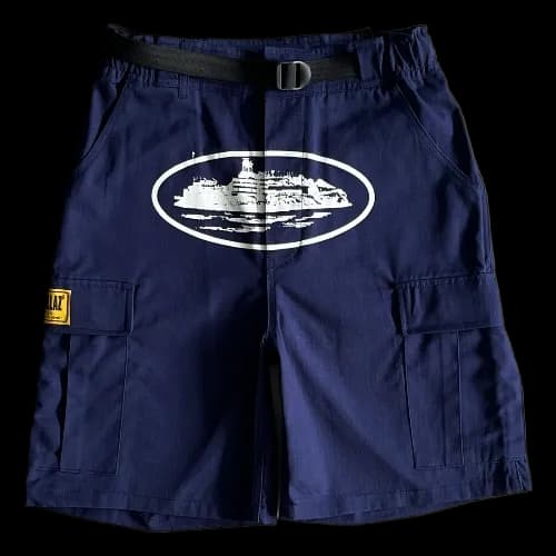 CORTEIZ SHORTS CARGO navy — Pants from Weidian