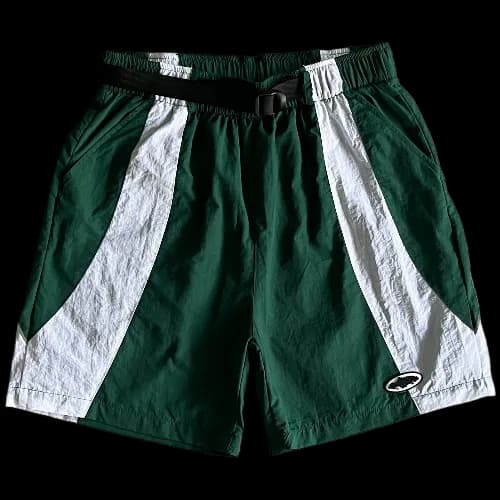 corteiz shorts Alcatraz Sun & Rain Green — Pants from Weidian