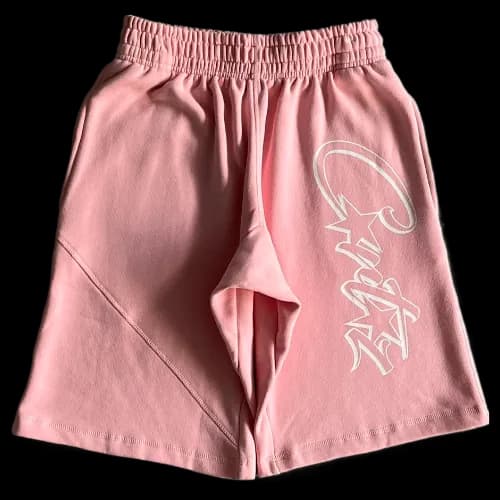corteiz shorts pink letter — Pants from Weidian