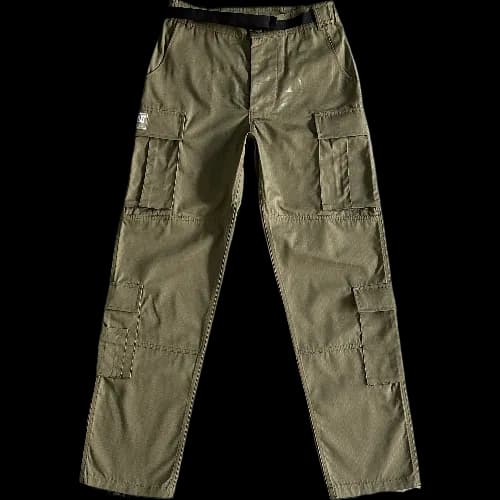 corteiz pants cargo military green logo — Pants from Weidian