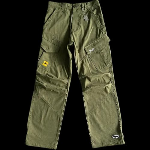 corteiz pants cargo Slant pocket military green Bottoms — Pants from Weidian
