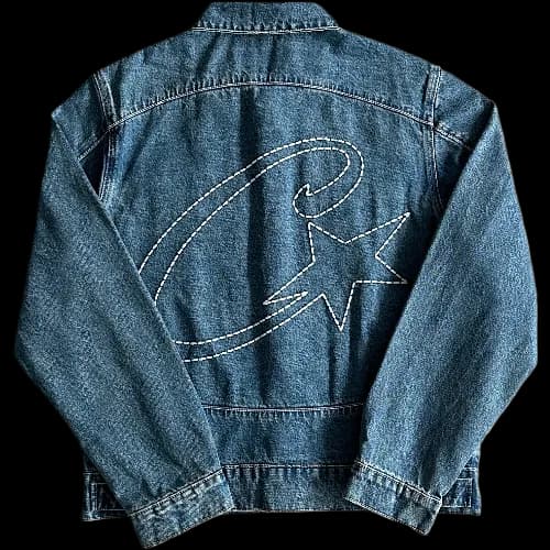 corteiz jacket c star denim — Jackets from Weidian