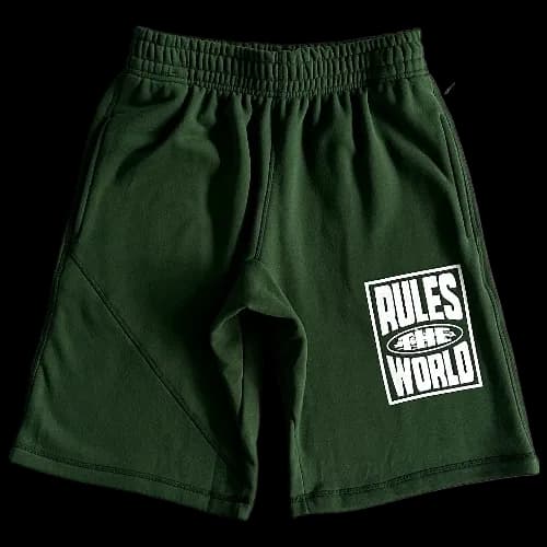 corteiz shorts rules the world green — Pants from Weidian