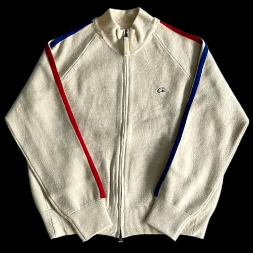 corteiz zip up Knit fleece cream — Zipper from Weidian
