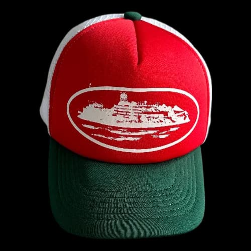 Corteiz cap trucker Red/Green — Hats from Weidian
