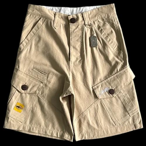 corteiz shorts cargo Slant pocket khaki — Pants from Weidian