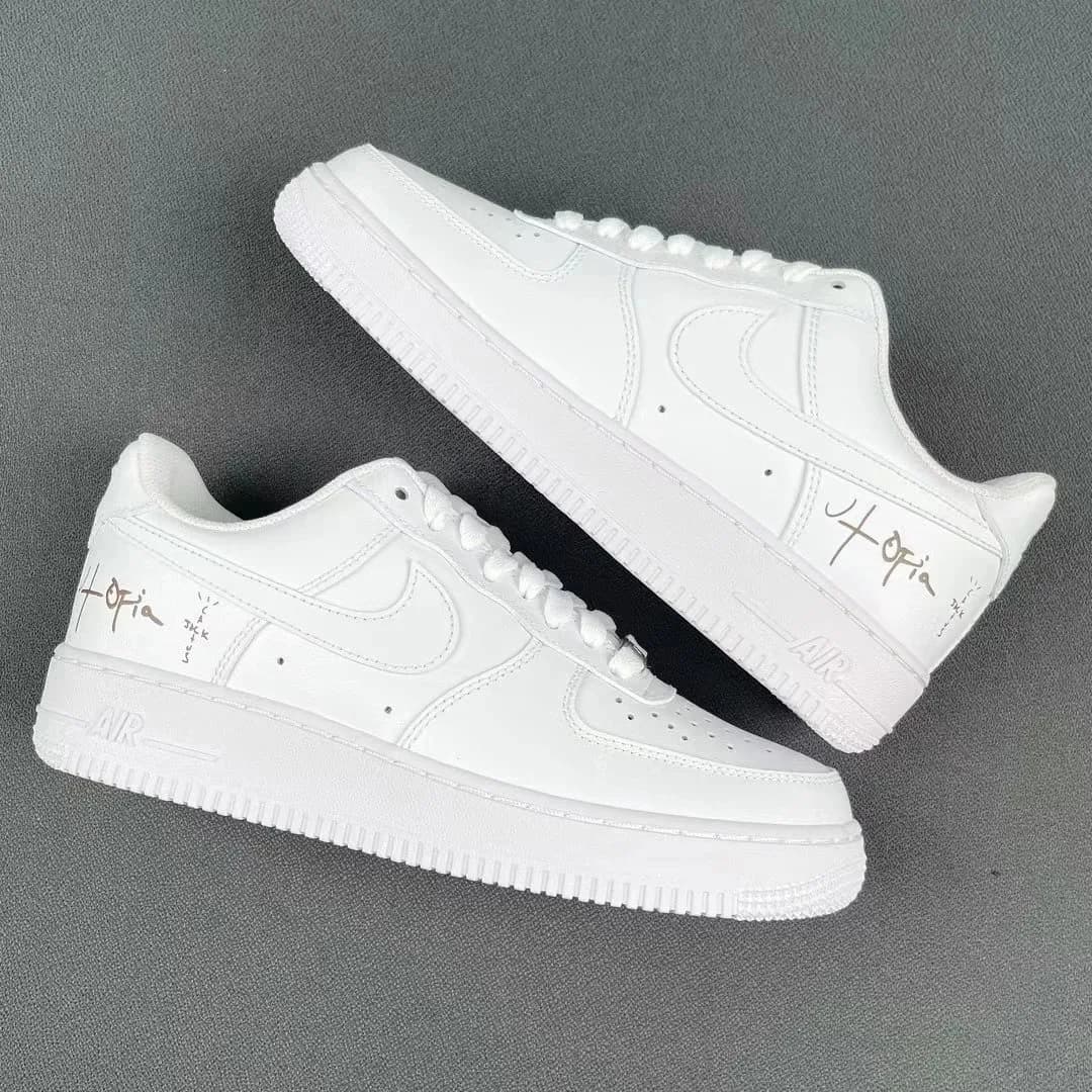 Travis Scott x NK Air Force 1's — Shoes from Weidian