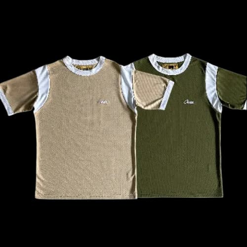 corteiz tees numbers sleeve mesh — T-Shirts from Weidian