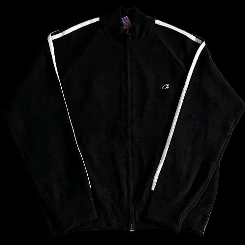 corteiz zip up Knit fleece — Zipper from Weidian