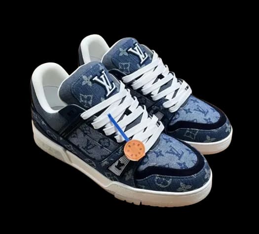 Louis vuitton Trainers Denim — Shoes from Weidian