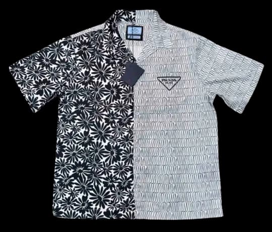 Prada Flowers Polo — T-Shirts from Weidian