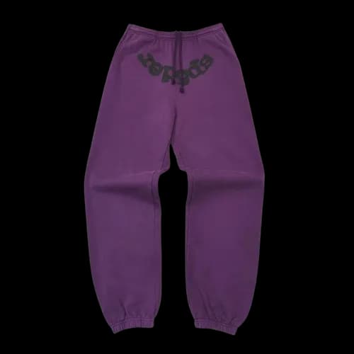 Sp5der Purple Sweatpants — Pants from Taobao