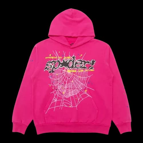 Sp5der Pink Hoodie — Hoodies from Taobao