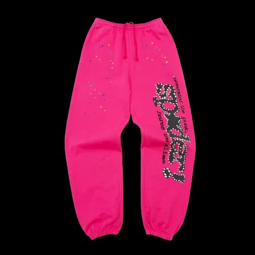 Sp5der Pink Sweatpants — Pants from Taobao