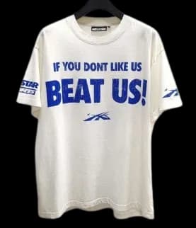 Hellstars Blue Beat Us Tee — T-Shirts from Taobao