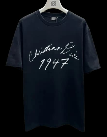 Dior 1947 Black Tee — T-Shirts from Weidian