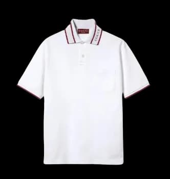 Gucci White Red Polo — T-Shirts from Taobao