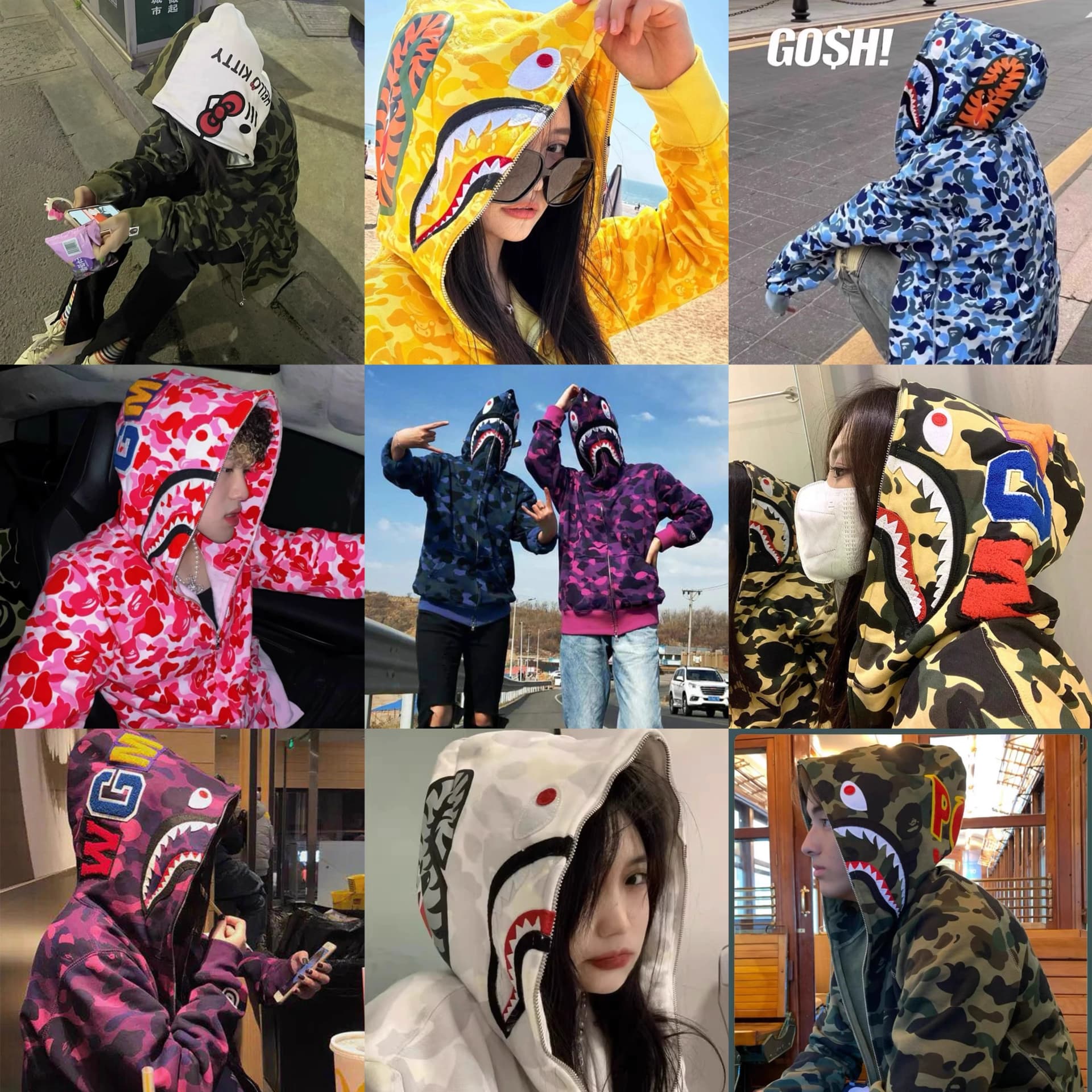 BAPE DUKSEVI — Zipper from Taobao