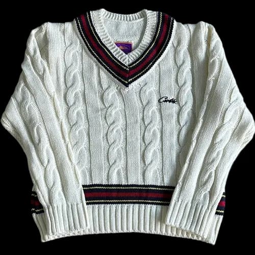 corteiz v neck sweater — Hoodies from Weidian