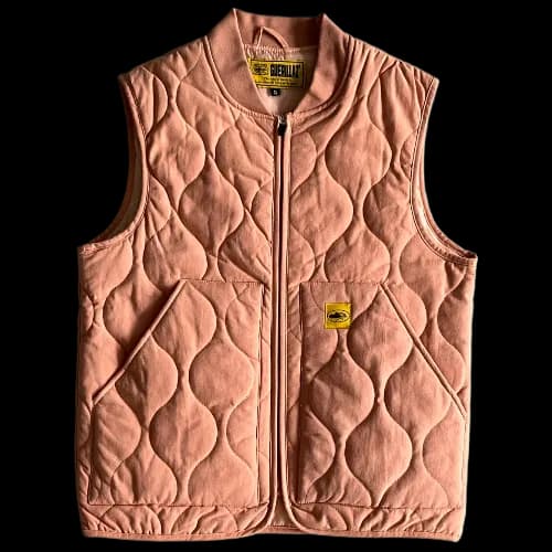 corteiz vest gilet jacket Guerillaz Quilted Pink — Jackets from Weidian