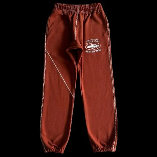 corteiz pants tracksuit brown — Pants from Weidian