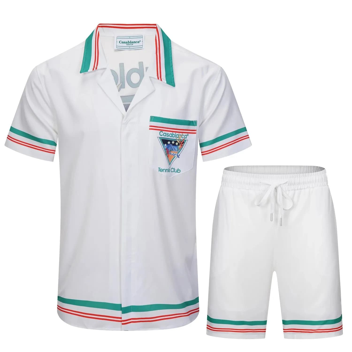 Casablanca shirt + short — T-Shirts from Weidian