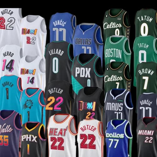 NBA Jersey Tanktop Heat Lone Ranger Mavericks Suns 80 Colorways — Jerseys from 1688