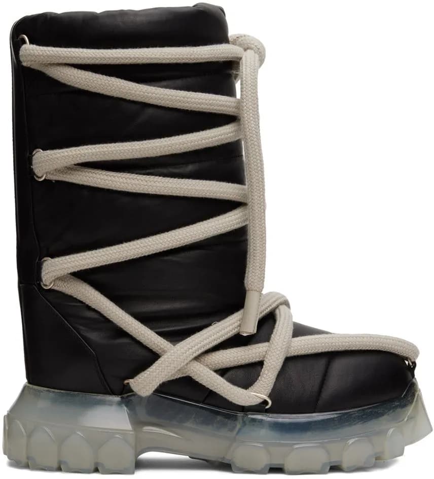 Rick Owens Lace Up Lunar Boot — Shoes from Weidian, photo 1 of 2