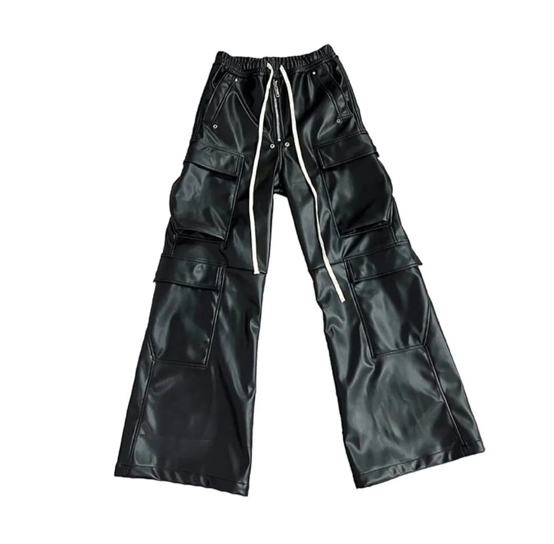 Rick Owens Leather Bela Cargo Pants — Pants from Taobao, photo 1 of 2