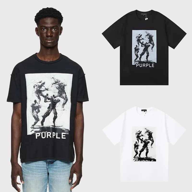purple brand T shirt — T-Shirts from Taobao