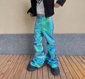 Rick owens waxed flared pants — Pants from Taobao, photo 1 of 2