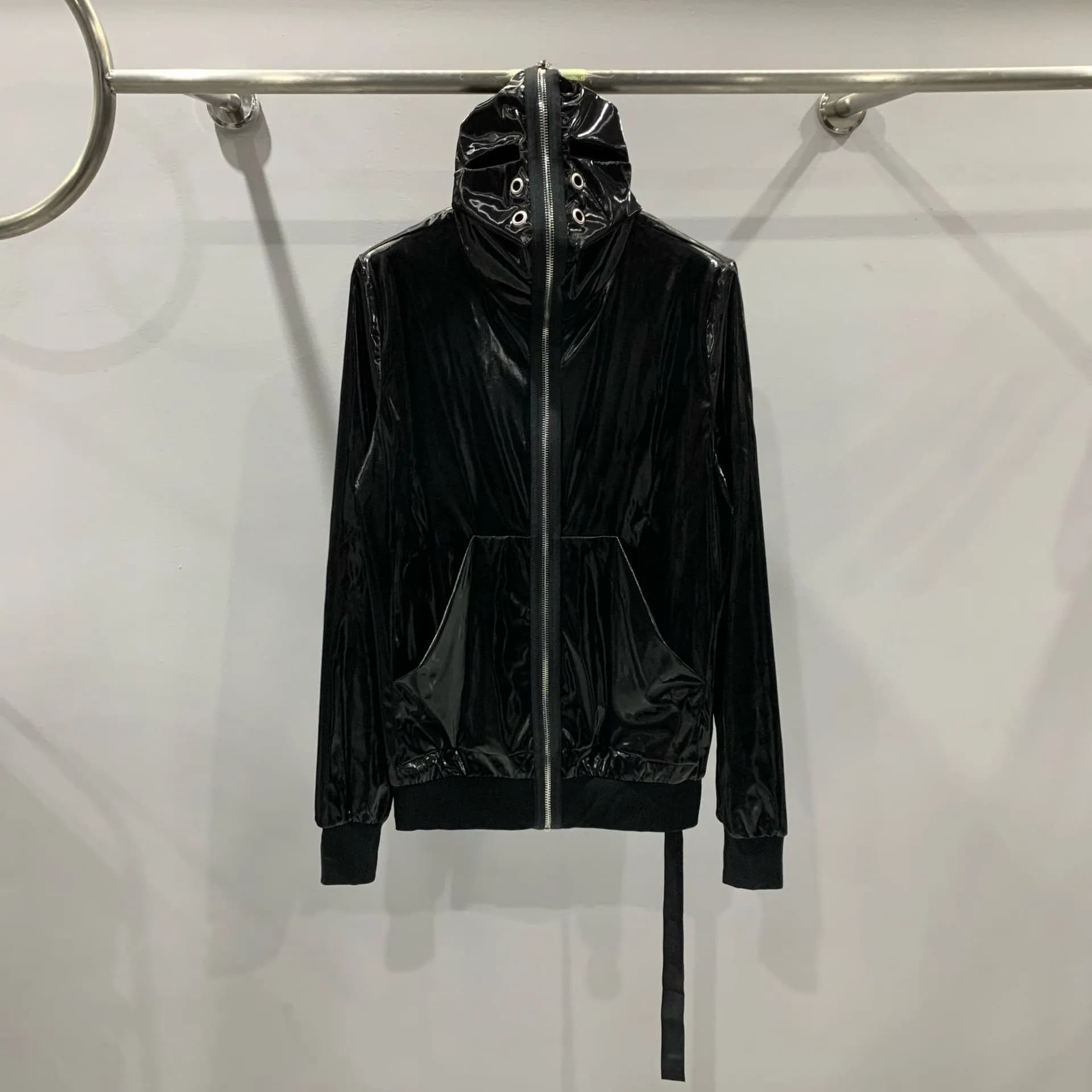 Rick Owens leather gimp zipper — Zipper from 1688