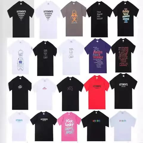 Vetements Tees alot of colorways — T-Shirts from 1688