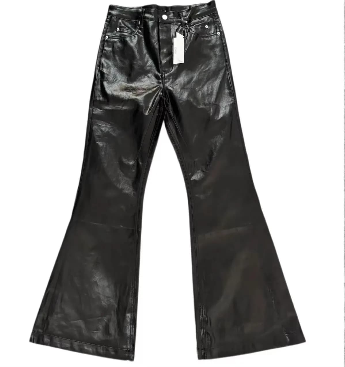 Rick Owens Leather Bolan Pants — Pants from Taobao