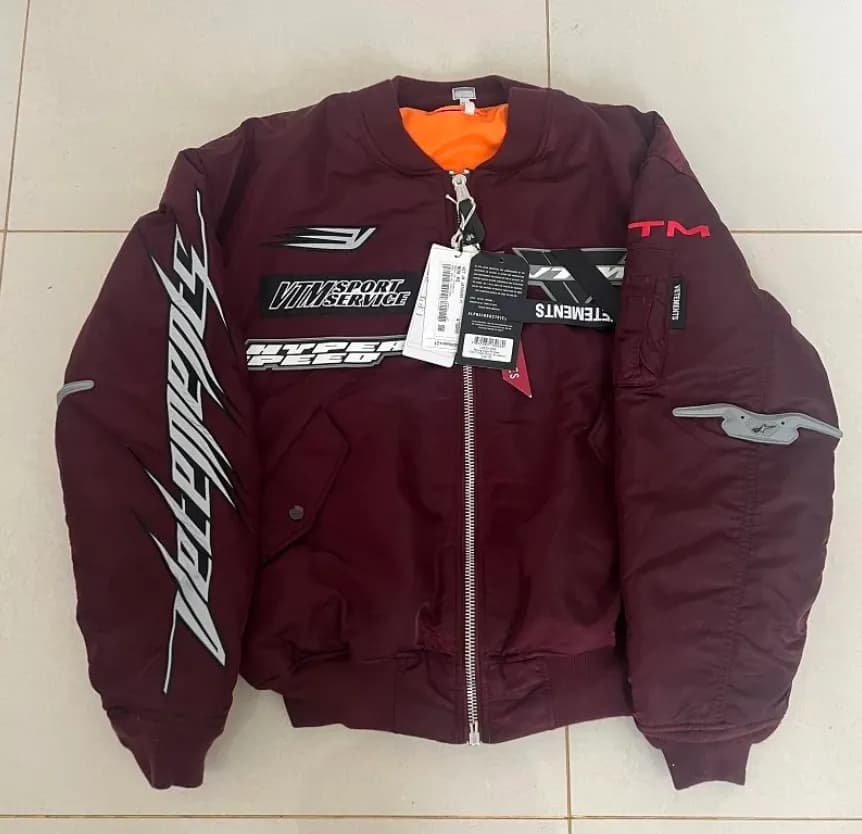 Vetements racing bomber — Jackets from Weidian