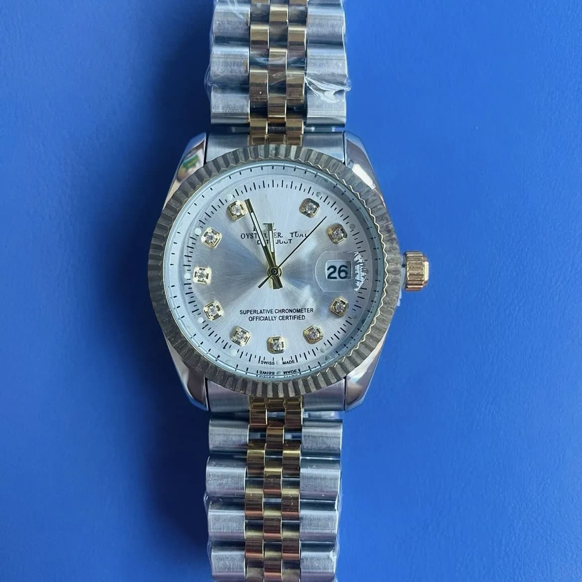 watch Foreign trade Laojia classic log series 36MM sweep second movement solid steel belt — Watch from 1688, photo 2 of 3