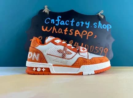Orange LV Sneakers — Shoes from Weidian, photo 4 of 4