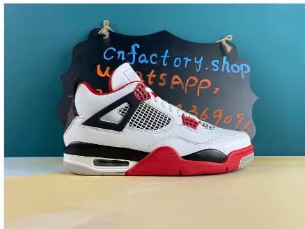 Jordan 4 Retro "Fire Red — Shoes from Weidian, photo 2 of 2