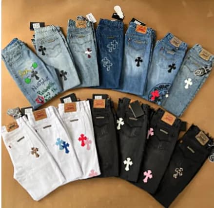 Chrome hearts jeans — product from Weidian, photo 4 of 7