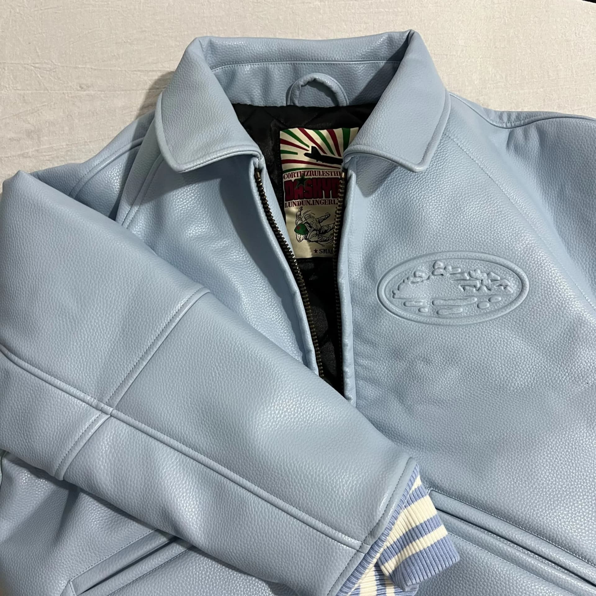 Corteiz Leather Jacket — Jackets from Weidian, photo 2 of 2