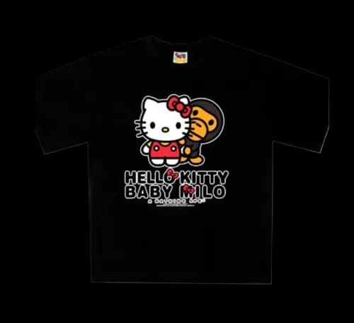 HELLO KITTY X BABY MILO TEE — T-Shirts from Taobao, photo 2 of 2