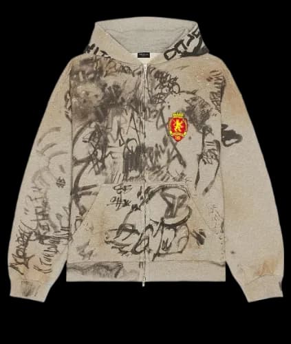 Balenciaga skater ZIPPER hoodie — product from Taobao, photo 3 of 4