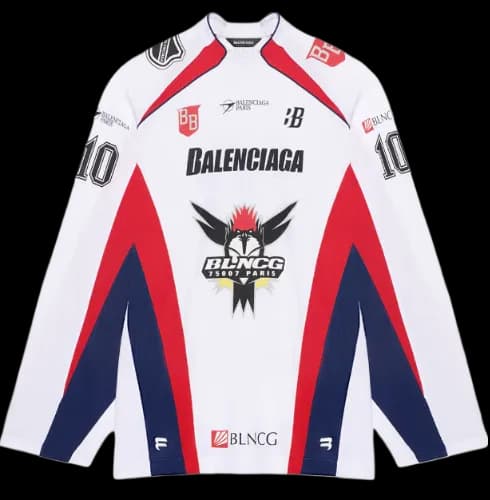 BALENCIAGA ICE HOCKEY JERSEY — T-Shirts from Taobao, photo 2 of 2