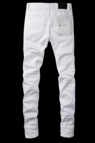 PURPLE WHITE JEANS — Pants from Taobao, photo 2 of 2