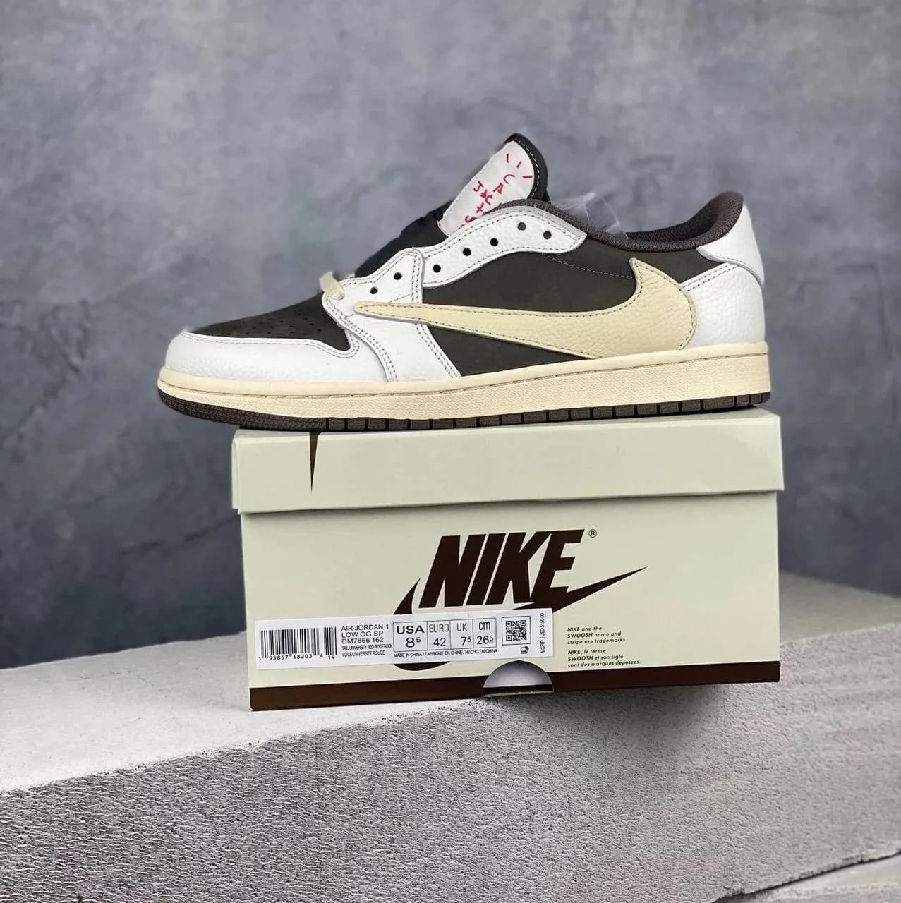 Travis scott x air Jordan 1 — Shoes from Weidian, photo 2 of 2
