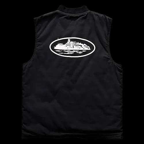 Corteiz Vest Guerillaz Quilted bLACK — Jackets from Weidian, photo 2 of 2